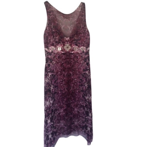 Elie Tahari Floral Evening Dress - Retro - Picture 6 of 6